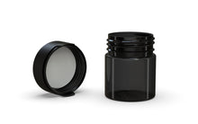 Load image into Gallery viewer, Chubby Gorilla 90CC/3FL.OZ/90ML Aviator CR Container With Inner Seal & Tamper - Translucent Black/Opaque Black Lid - WORLDTRADERS USA