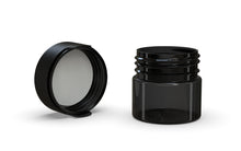Load image into Gallery viewer, Chubby Gorilla 60CC/2FL.OZ/60ML Aviator CR Container With Inner Seal & Tamper - Translucent Black/Opaque Black Lid - WORLDTRADERS USA