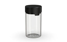 Load image into Gallery viewer, Chubby Gorilla 150CC/5FL.OZ/150ML Aviator CR Container With Inner Seal & Tamper - Clear Natural/Opaque Black Lid - WORLDTRADERS USA