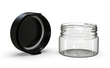 Load image into Gallery viewer, Chubby Gorilla 220CC/7.5FL.OZ/220ML Aviator CR XL Container With Inner Seal & Tamper - Clear Natural/Opaque Black Lid - WORLDTRADERS USA