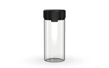 Load image into Gallery viewer, Chubby Gorilla 240CC/8FL.OZ/240ML Aviator CR Container With Inner Seal & Tamper - Clear Natural/Opaque Black Lid - WORLDTRADERS USA