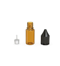 Load image into Gallery viewer, Chubby Gorilla 10ML Unicorn Bottle V3 - Translucent Amber/Black Cap - WORLDTRADERS USA