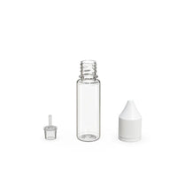 Load image into Gallery viewer, Chubby Gorilla 15ML Unicorn Bottle V3 - Clear Bottle/White Cap - WORLDTRADERS USA