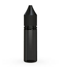 Load image into Gallery viewer, Chubby Gorilla 15ML Unicorn Bottle V3 - Translucent Black Bottle/Black Cap - WORLDTRADERS USA