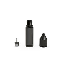 Load image into Gallery viewer, Chubby Gorilla 15ML Unicorn Bottle V3 - Translucent Black Bottle/Black Cap - WORLDTRADERS USA