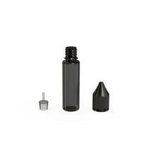 Load image into Gallery viewer, Chubby Gorilla 20ML Unicorn Bottle V3 -Transparent Black Bottle/Black Cap - WORLDTRADERS USA