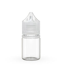 Load image into Gallery viewer, Chubby Gorilla 20ML Stubby Unicorn Bottle - Clear Bottle/Clear Cap - WORLDTRADERS USA