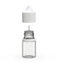 Load image into Gallery viewer, Chubby Gorilla 20ML Stubby Unicorn Bottle - Clear Bottle/White Cap - WORLDTRADERS USA