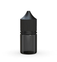 Load image into Gallery viewer, Chubby Gorilla 20ML Stubby Unicorn Bottle - Translucent Black Bottle/Black Cap - WORLDTRADERS USA