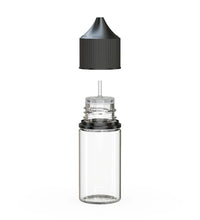 Load image into Gallery viewer, Chubby Gorilla 30ML Stubby Unicorn Bottle V3 - Clear Bottle/Black Cap - WORLDTRADERS USA