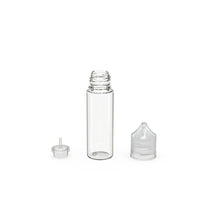 Load image into Gallery viewer, Chubby Gorilla 50ML Unicorn Bottle V3 - Clear Bottle/Natural Cap - WORLDTRADERS USA