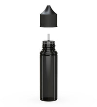 Load image into Gallery viewer, Chubby Gorilla 50ML Unicorn Bottle V3 - Translucent Black Bottle/Black Cap - WORLDTRADERS USA