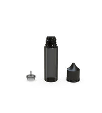Load image into Gallery viewer, Chubby Gorilla 50ML Unicorn Bottle V3 - Translucent Black Bottle/Black Cap - WORLDTRADERS USA