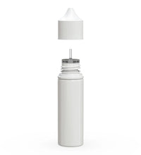 Load image into Gallery viewer, Chubby Gorilla 50ML Unicorn Bottle V3 - Opaque White Bottle/White Cap - WORLDTRADERS USA