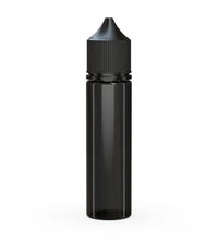 Load image into Gallery viewer, Chubby Gorilla 60ML Unicorn Bottle V3 Translucent Black Bottle/Black Cap - WORLDTRADERS USA