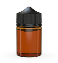 Load image into Gallery viewer, Chubby Gorilla 60ML Stubby Unicorn Bottle - Transparent Amber Bottle/Black Cap - WORLDTRADERS USA