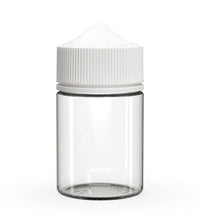 Load image into Gallery viewer, Chubby Gorilla 60ML Stubby Unicorn Bottle - Clear Bottle/White Cap - WORLDTRADERS USA