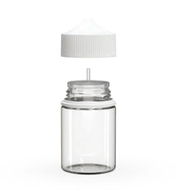 Load image into Gallery viewer, Chubby Gorilla 60ML Stubby Unicorn Bottle - Clear Bottle/White Cap - WORLDTRADERS USA