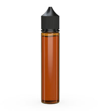 Load image into Gallery viewer, Chubby Gorilla 75ML Unicorn Bottle V3 - Translucent Amber Bottle/Black Cap - WORLDTRADERS USA