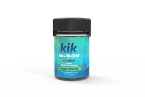 Kik Bites 500mg Delta-8 Neon Worms - DISTRODEALS
