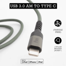 Load image into Gallery viewer, Pivoi MFI Certified Type-C to Lightning Cable 1M (Green) - 1PK - WORLDTRADERS USA LLC (Vapeology)