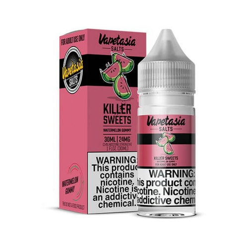 Vapetasia Salts Killer Sweets Watermelon Gummy 30ml Synthetic Nicotine E-Juice - WORLDTRADERS USA LLC