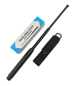 16" Baton public safety Solid Steel Stick W/Case - SEXASUSUAL.COM