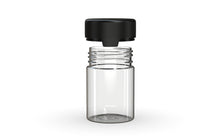 Load image into Gallery viewer, Chubby Gorilla 120CC/4FL.OZ/120ML Aviator CR Container With Inner Seal &amp; Tamper - Clear Natural/Opaque Black Lid - WORLDTRADERS USA