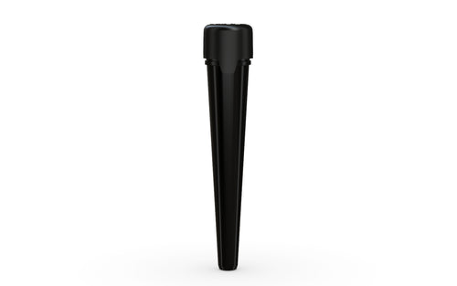 Chubby Gorilla Aviator CR Pre roll Tube 113mm - Opaque Black/Black Lid - WORLDTRADERS USA