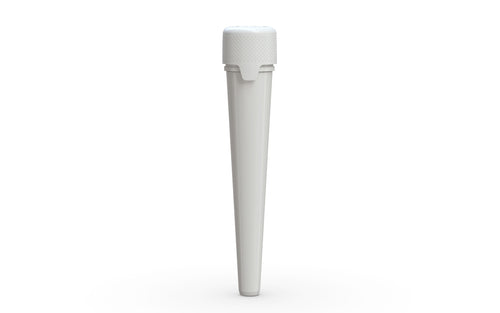 Chubby Gorilla Aviator CR Pre roll Tube 113mm - Opaque White/White Lid - WORLDTRADERS USA