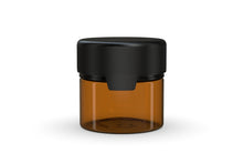 Load image into Gallery viewer, Chubby Gorilla 60CC/2FL.OZ/60ML Aviator CR Container With Inner Seal &amp; Tamper - Translucent Amber/Opaque Black Lid - WORLDTRADERS USA