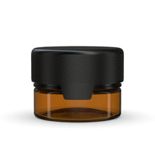 Load image into Gallery viewer, Chubby Gorilla 30CC/1FL.OZ/30ML Aviator CR Container With Inner Seal &amp; Tamper - Translucent Amber/Opaque Black Lid - WORLDTRADERS USA