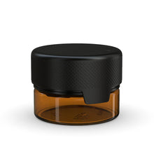 Load image into Gallery viewer, Chubby Gorilla 30CC/1FL.OZ/30ML Aviator CR Container With Inner Seal &amp; Tamper - Translucent Amber/Opaque Black Lid - WORLDTRADERS USA