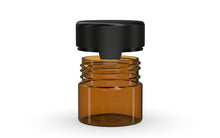 Load image into Gallery viewer, Chubby Gorilla 60CC/2FL.OZ/60ML Aviator CR Container With Inner Seal &amp; Tamper - Translucent Amber/Opaque Black Lid - WORLDTRADERS USA