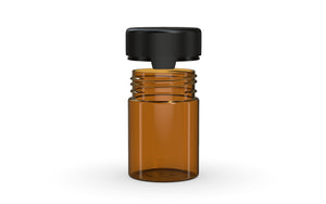 Chubby Gorilla 120CC/4FL.OZ Aviator CR -Translucent Amber/Opaque Black Lid - WORLDTRADERS USA