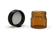 Load image into Gallery viewer, Chubby Gorilla 60CC/2FL.OZ/60ML Aviator CR Container With Inner Seal &amp; Tamper - Translucent Amber/Opaque Black Lid - WORLDTRADERS USA