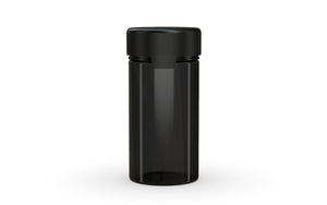 Chubby Gorilla 180CC/6FL.OZ/180ML Aviator CR Container With Inner Seal & Tamper - Translucent Black/Opaque Black Lid - WORLDTRADERS USA