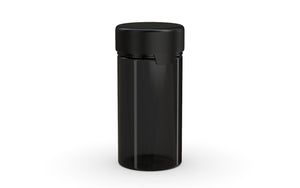 Chubby Gorilla 180CC/6FL.OZ/180ML Aviator CR Container With Inner Seal & Tamper - Translucent Black/Opaque Black Lid - WORLDTRADERS USA