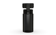 Load image into Gallery viewer, Chubby Gorilla 180CC/6FL.OZ/180ML Aviator CR Container With Inner Seal &amp; Tamper - Translucent Black/Opaque Black Lid - WORLDTRADERS USA
