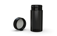 Load image into Gallery viewer, Chubby Gorilla 180CC/6FL.OZ/180ML Aviator CR Container With Inner Seal &amp; Tamper - Translucent Black/Opaque Black Lid - WORLDTRADERS USA