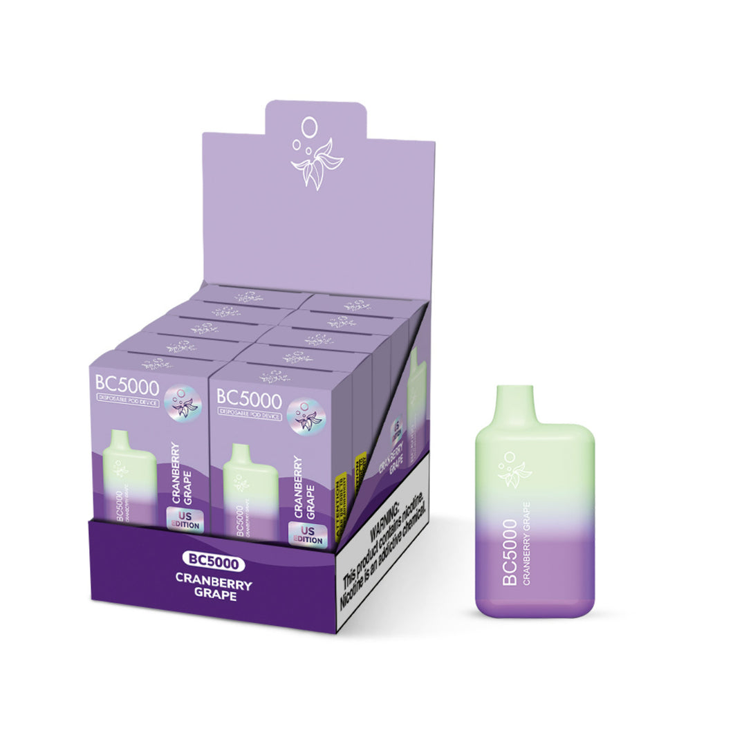 BC5000 (ELF BAR) 5000 PUFF RECHARGEABLE DISPOSABLE - DISTRODEALS.COM