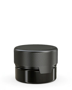 Chubby Gorilla 30CC/1FL.OZ/30ML Aviator CR Container With Inner Seal & Tamper - Opaque Black/Opaque Black Lid - WORLDTRADERS USA