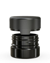 Cargar imagen en el visor de la galería, Chubby Gorilla 30CC/1FL.OZ/30ML Aviator CR Container With Inner Seal &amp; Tamper - Opaque Black/Opaque Black Lid - WORLDTRADERS USA