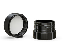Cargar imagen en el visor de la galería, Chubby Gorilla 30CC/1FL.OZ/30ML Aviator CR Container With Inner Seal &amp; Tamper - Opaque Black/Opaque Black Lid - WORLDTRADERS USA