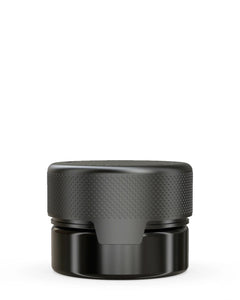 Chubby Gorilla 30CC/1FL.OZ/30ML Aviator CR Container With Inner Seal & Tamper - Opaque Black/Opaque Black Lid - WORLDTRADERS USA