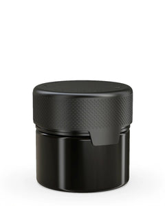 Chubby Gorilla 60CC/2FL.OZ/60ML Aviator CR Container With Inner Seal & Tamper - Opaque Black/Opaque Black Lid - WORLDTRADERS USA