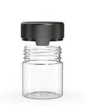 Cargar imagen en el visor de la galería, Chubby Gorilla 90CC/3FL.OZ/90ML Aviator CR Container With Inner Seal &amp; Tamper - Clear Natural/Opaque Black Lid - WORLDTRADERS USA