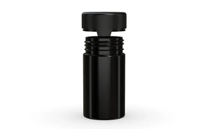 Chubby Gorilla 150CC/5FL.OZ/150ML Aviator CR Container - Opaque Black/Opaque Black Lid - WORLDTRADERS USA