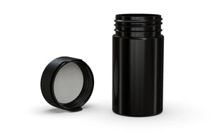 Chubby Gorilla 150CC/5FL.OZ/150ML Aviator CR Container - Opaque Black/Opaque Black Lid - WORLDTRADERS USA