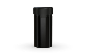 Chubby Gorilla 180CC/6FL.OZ/180ML Aviator CR Container With Inner Seal & Tamper - Opaque Black/Opaque Black Lid - WORLDTRADERS USA